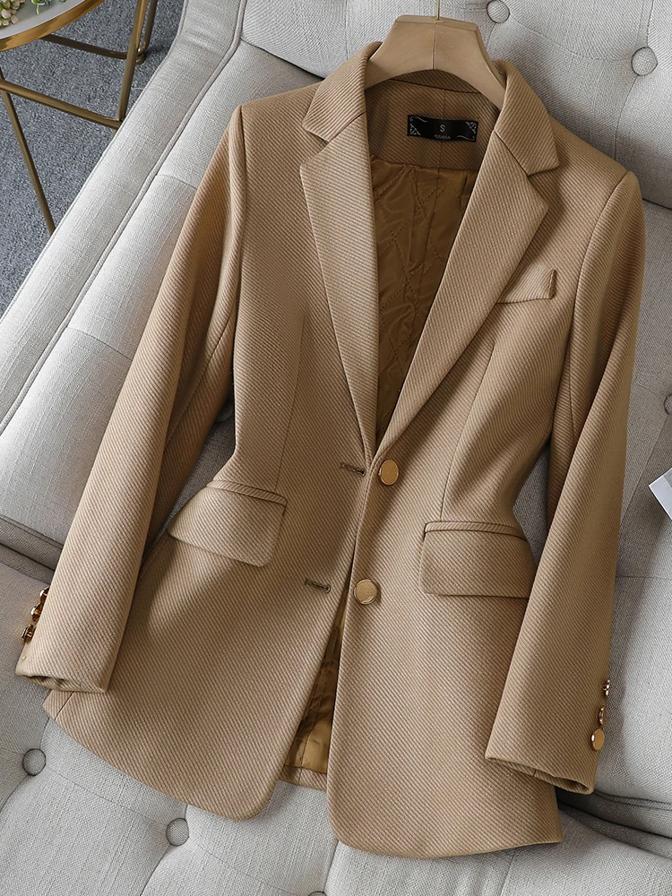 Women Formal Wear With Blazer - Fashion Ladies Blazer Women Green Black