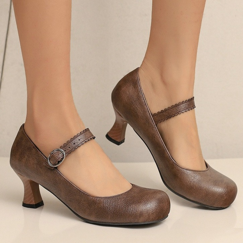 Women Retro Mary Jane Pumps Ro - Women Formal Wear Heels 评论和价格