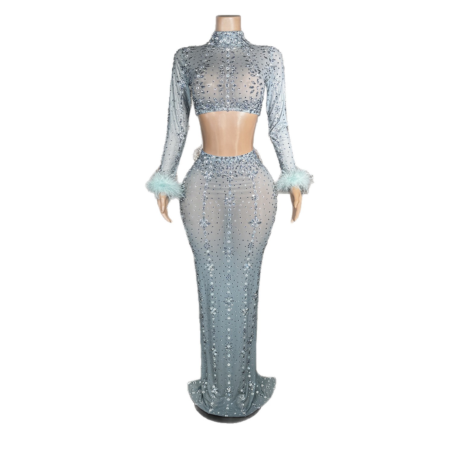 High end Two Piece Long Sleeve - Formal Wear Gowns For Women 评论和价格