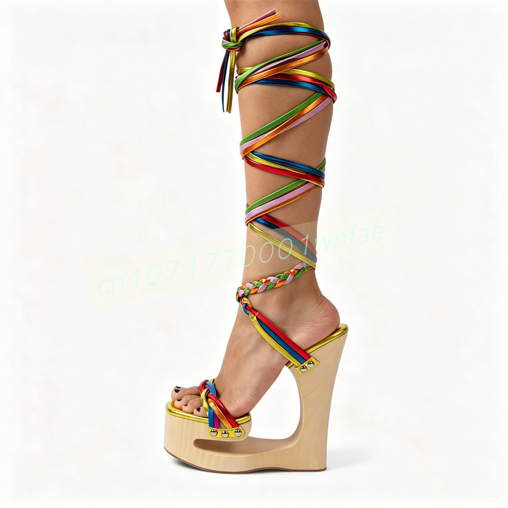Women Wedge Sandals Open Toe P - Wrap Dress Work 评论和价格